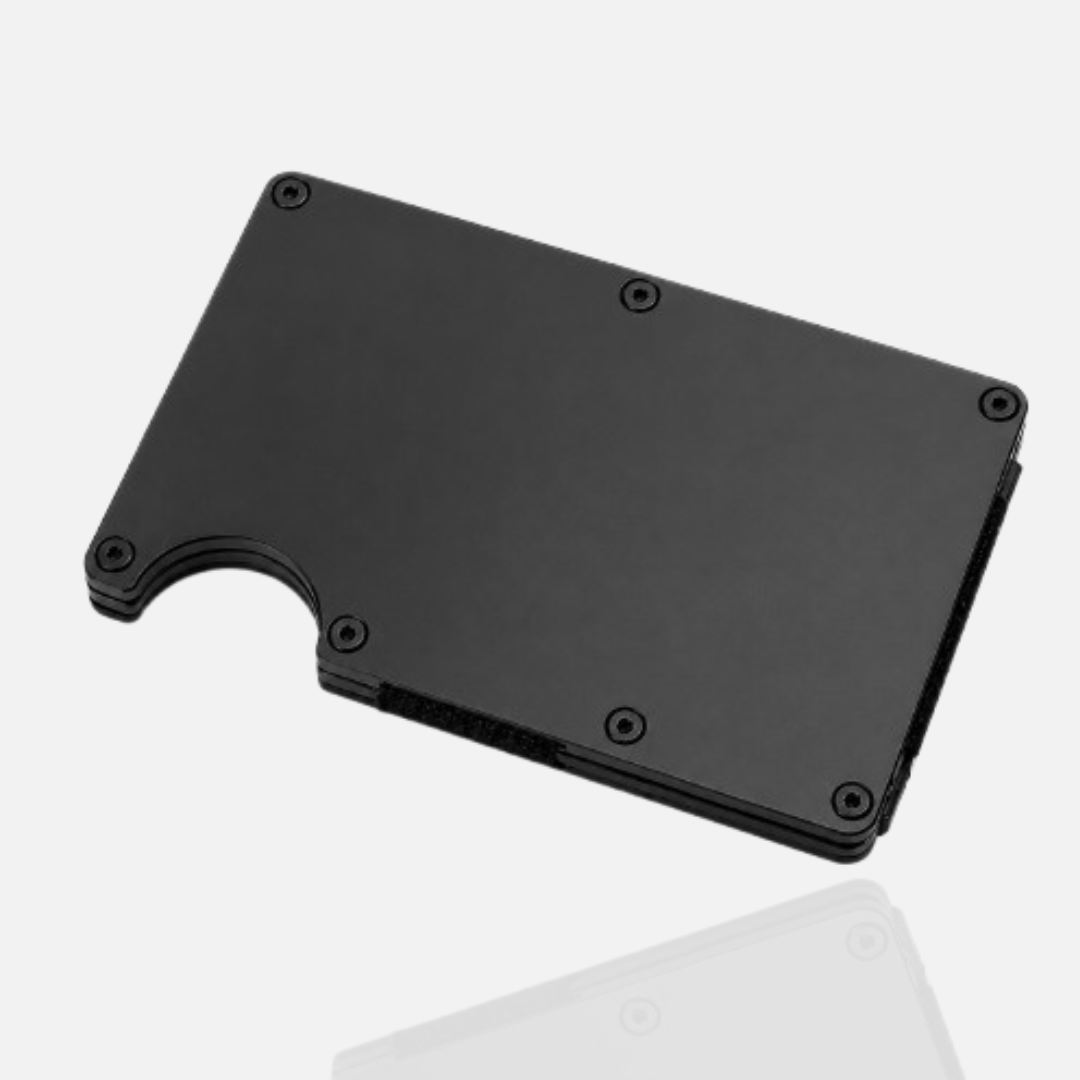 VAELT – Portafoglio Compatto in alluminio con Protezione RFID