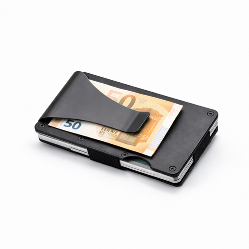 VAELT – Portafoglio Compatto in alluminio con Protezione RFID