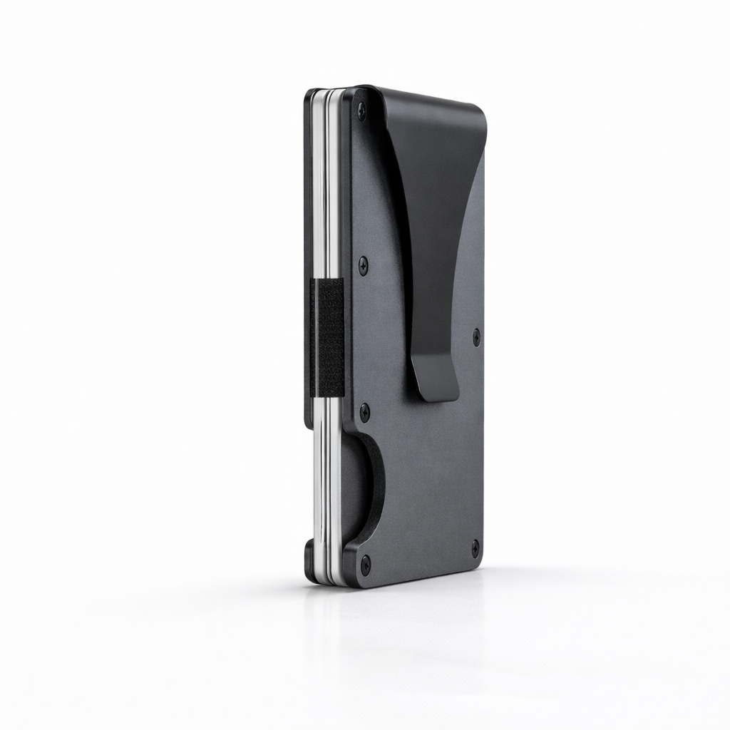 VAELT – Portafoglio Compatto in alluminio con Protezione RFID